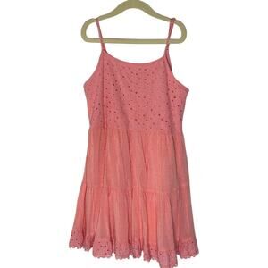 Target Art Class Pink Eyelet Kids Dress girls size medium 7/8